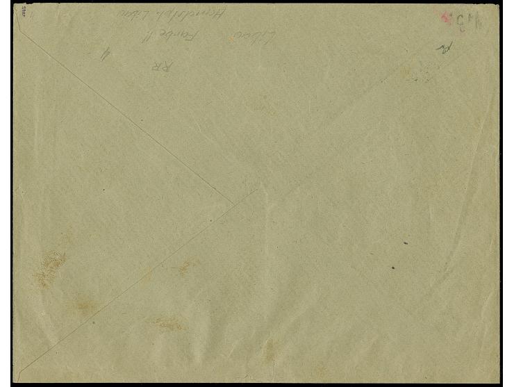 1919, Aufdrucktype I: Germania 20 Pfennig kobalt, farbfrisch und gut gezähnt, sauber mit Stempel “Deutsche Feldpost * 168 b -