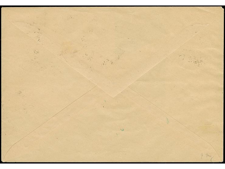 1941, 1 Kopek ohne Wasserzeichen, 6er-Block zusammen mit 3 Kopeken im 8er-Block aus der linken unteren Bogenecke, sauber mit 