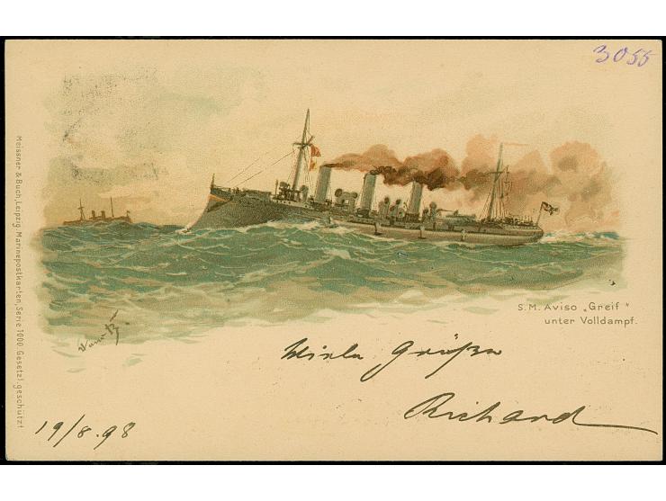 Privat-Brief-Verkehr (Schmidt/Farrenkopf &amp; Fritz): 1887, 3 Pfg. violett gez. 14½ mit Stempel “Privat-Brief-Verkehr KARLSR