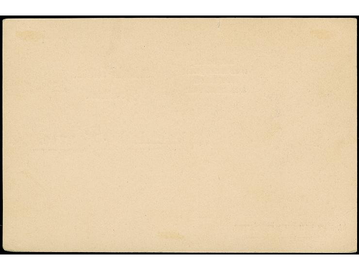 Stadtbrief-Verkehr: 1900, Abschieds-Ganzsachenkarte 3 Pfg. blaugrau mit Abbildung “Herold mit Spruch” ungebraucht, winziger E