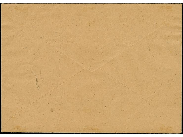 1944, Wladimir-Wolynsk 6-60 Pfennig mit Dienstsiegelentwertung zusammen mit Ostland Hitler 12 und 30 Pfennig mit Stempel “BRE