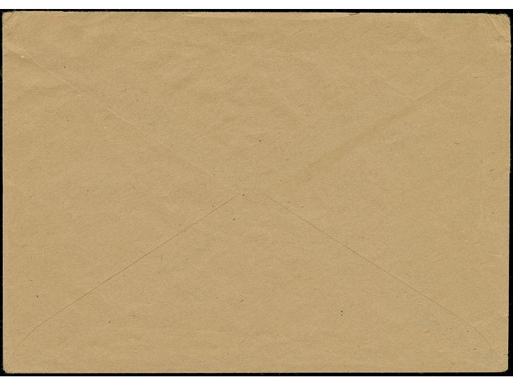 LOKALAUSGABE GOROCHOW: 1944, Freimarke 12+28 Pfennig gezähnt, sauber mit Dienstsiegel "Der Gebietskommissar in Gorochow" auf 