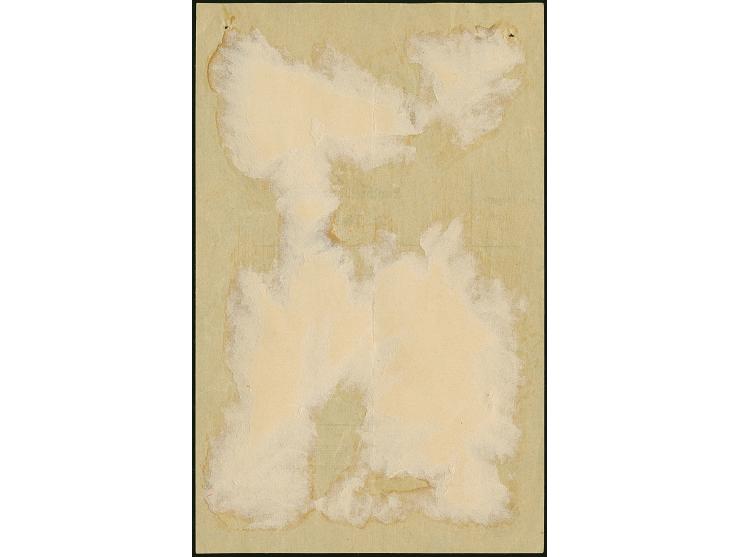 1913, “Bahnpost, Usambara (Deutsch-Ostafrika)”, Post-Einlieferungsschein im Reichsgebiet verwendet mit L1 “LÜBECK” für einen 