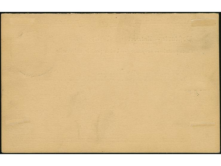 Doppelkarte 10 Pfg. mit sauberem Stempel "ZANZIBAR 31/7 91", mit Text aus Bagamoyo vom selben Tag, nach Berlin, mit Ankunftss