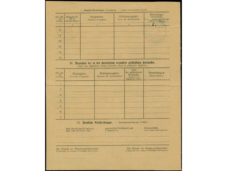 “WALDAU DSWA 30.09.13” klar auf Formular “Briefkarte” von “OKAHANDJA DSWA 30.9.13"” ohne Gebührenvermerke. Das Formular wie ü