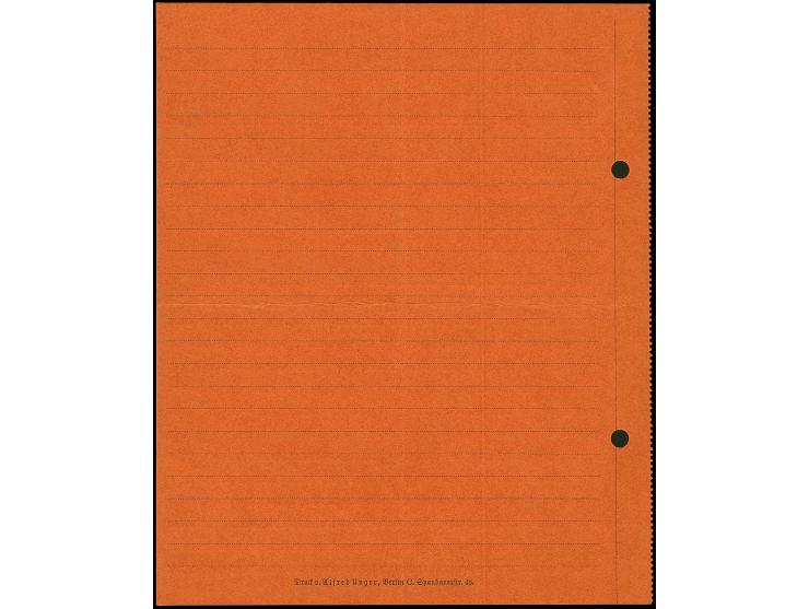 1905, Optisches Telegramm aus Outjo vom 17.7.1905 nach Karibib ohne weitere Vermerke. Das Formular ist zweimal gefaltet und l