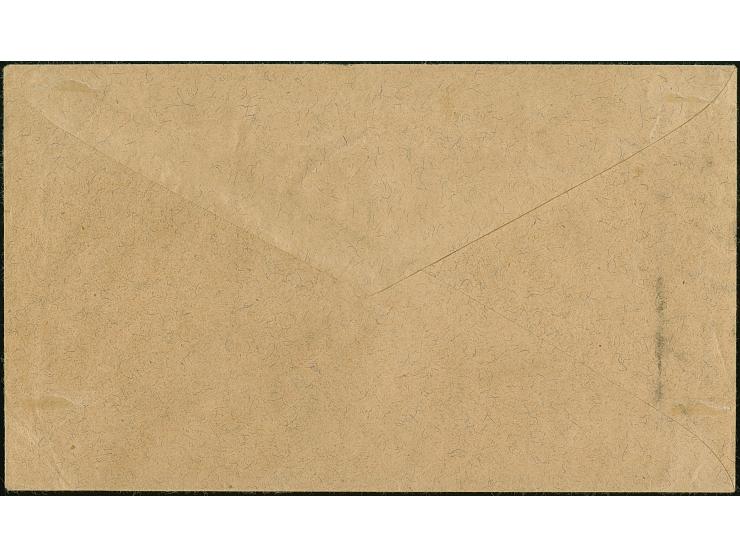 "DODOMA 26.10.15" (verwendet beim östlichen Restteil der Mittellandbahn) sauber auf Feldpostbrief nach "Amani via Handeni-Kor