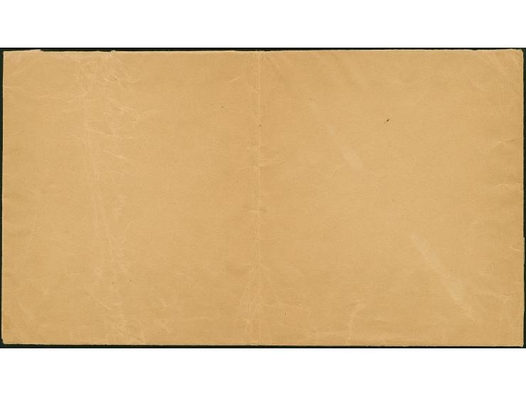 1941, Flugpostvignette F+10F. schwarzopalgrün und dunkelbräunlichrot, je im Eckrand-4er-Block auf Feldpostbrief-Vorderseite i