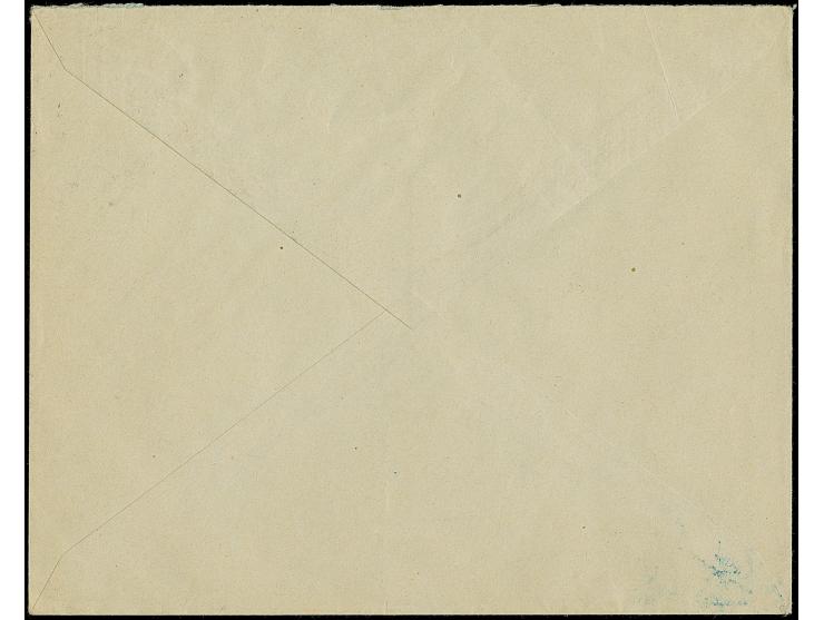 "MKALAMA 9/ 10 10", sauber auf 7½ H., portogerecht auf Bedarfsbrief nach Erfurt

