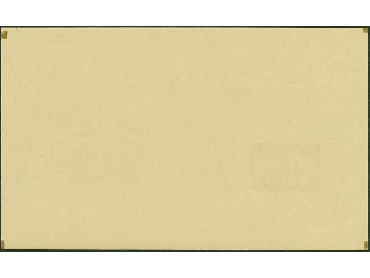 1945, Storm Division souvenir sheet, imperforate proof (230x140mm) with 50 k. deep orange only, mint never hinged with tiny g