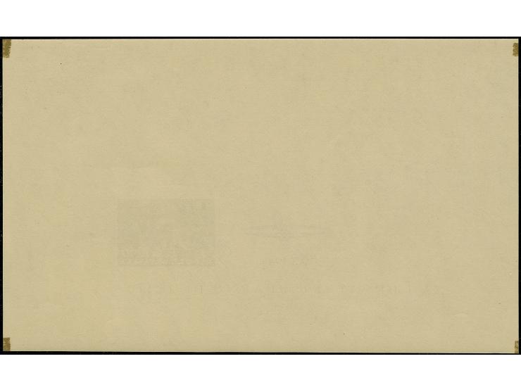 1945, Storm Division souvenir sheet, imperforate proof (230x140mm) with 70 k. light grey black only, mint never hinged with t