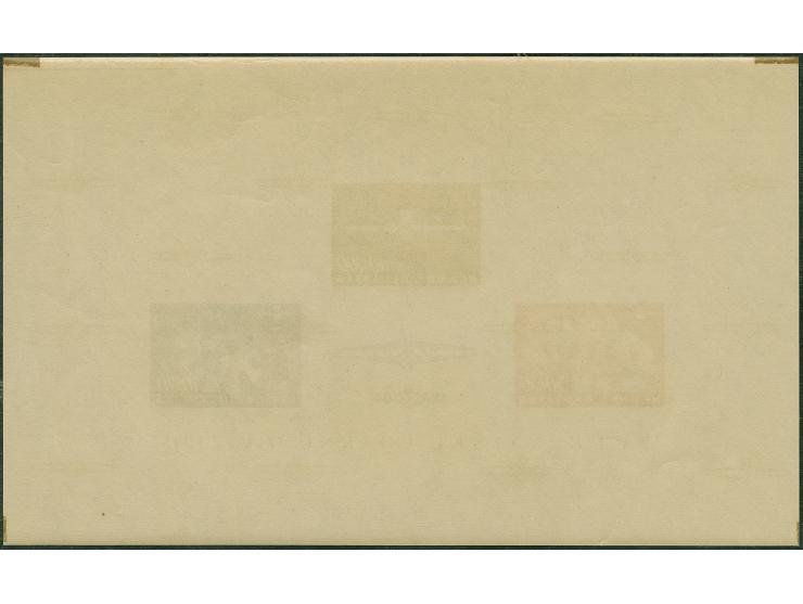 1945, Storm Division souvenir sheet, imperforate proof (230x140mm), 100 k. only with frist printing phase, mint never hinged 