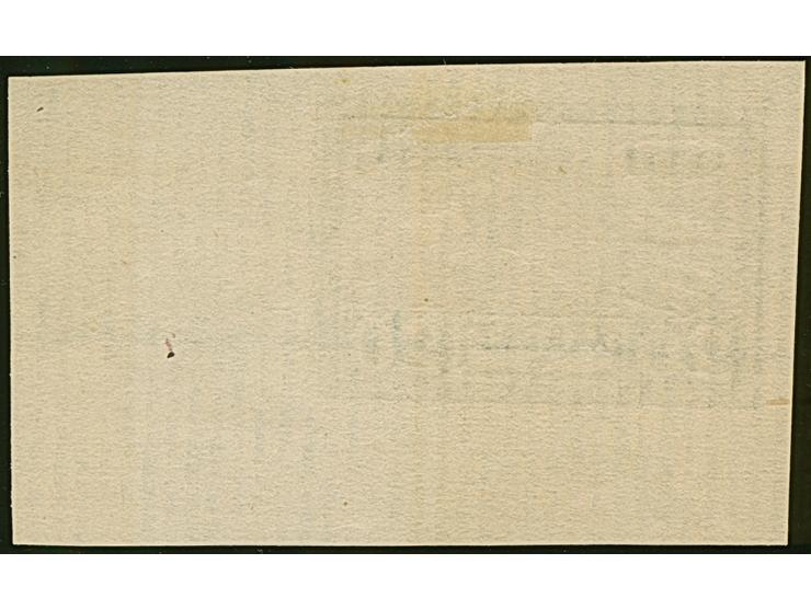 1927, City Views 20 mark, imperforated proof, lower right sheet corner, unused without gum, very fine, certificate Löbbering 