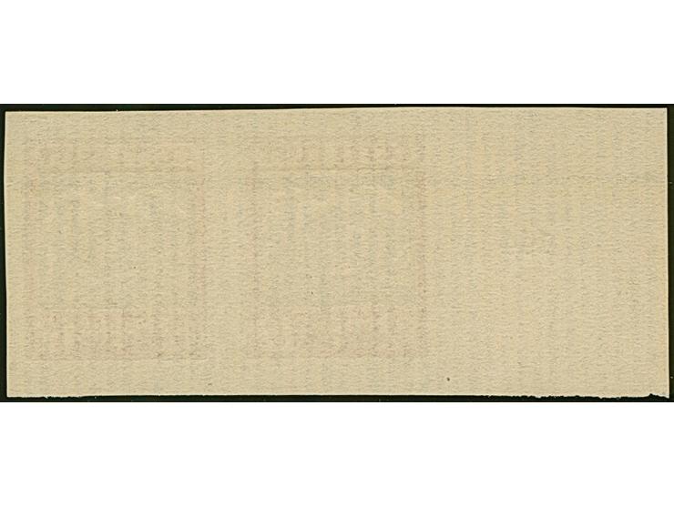 1927, City Views 12 mark, imperforated proof, horizontal pair with left sheet margin, unused without gum, very fine, certific