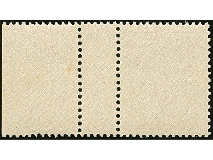 1936, Päts 5 senti, right marginal single with small perforated gutter, mint never hinged, fine, scarce and unusual, certific