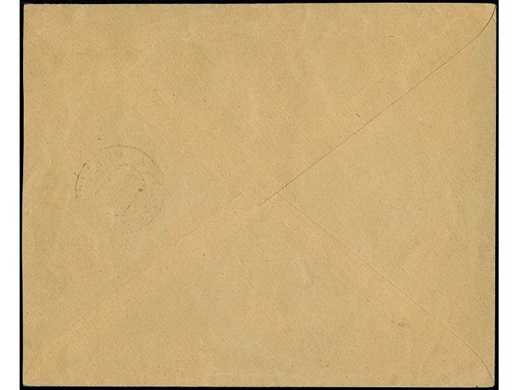 1919, 50 kopeks and 1 rubel with additional franking tied by cds. "TALLINN 15 5 19" to local cover, Estonia 15 k. with small 