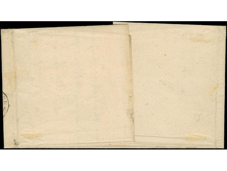 12 Kreuzer rot, oben rechts voll-, sonst breitrandig, links mit ca. 3 mm Bogenrand (unten nicht ganz komplett), mit zentrisch