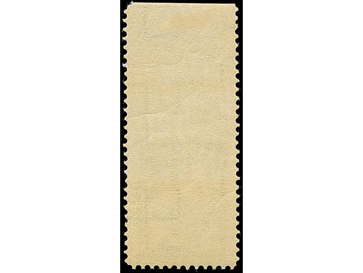 1934, New Constitution 10 santimi green, with upper sheet margin, imperforated a top, mint never hinged, hinge in the outer m