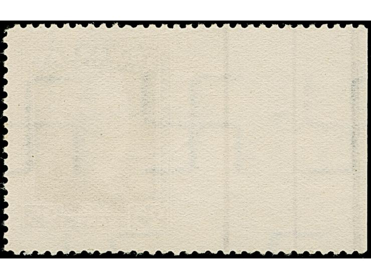 1937, Ulmanis 25 santimi violett/darkviolett, with left sheet margin, imperforated at left, without gum, scarce, fine