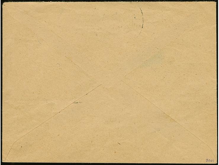 1920, Telsiai Postmaster Issue 40 skatiku, tied by cds. "TELSIAI 14.1.20" to registered cover to Tryškiai, inside note “T. Go