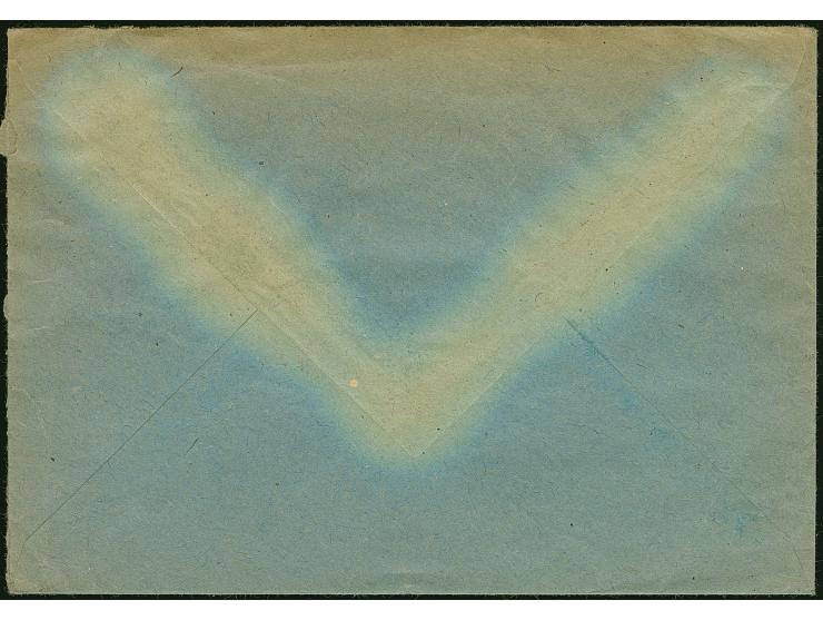 1948, Jeia-Marke ohne Poststempel auf Luftpost-Brief mit Absenderfreistempel 100 Pfg. &nbsp;“STUTTGART 15.5.48 - Hahn &amp; K