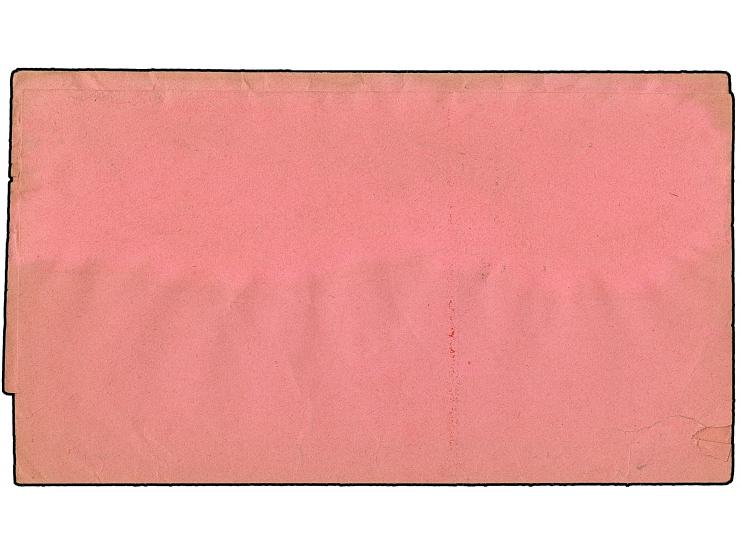 1948, Bauten 20 Pfg. rot mit Stempel “STUTTGART 11.10.49” auf Luftpost-Streifband bis 80 g mit Absenderfreistempel 470 Pfg. “