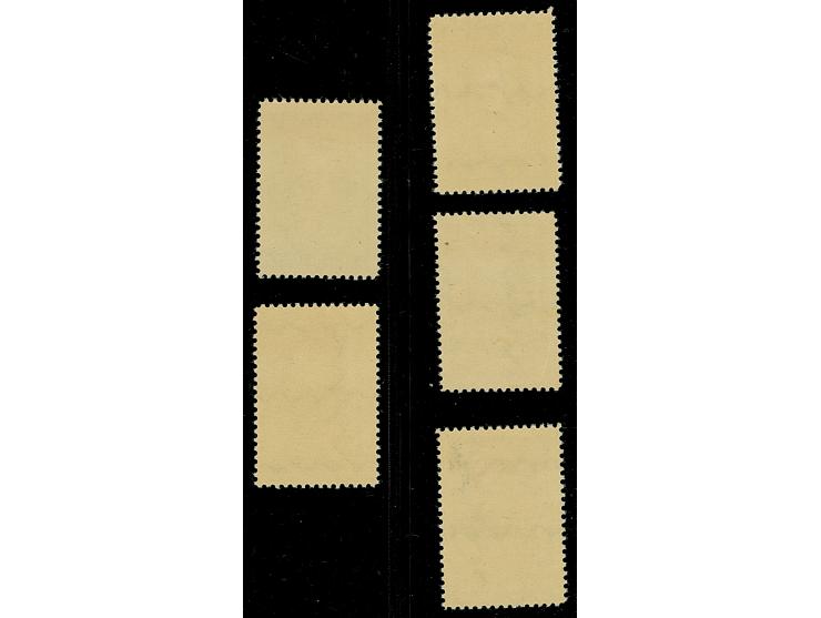 1920, National Assembly 20 and 40-80 sk. special printing, mint never hinged, fine