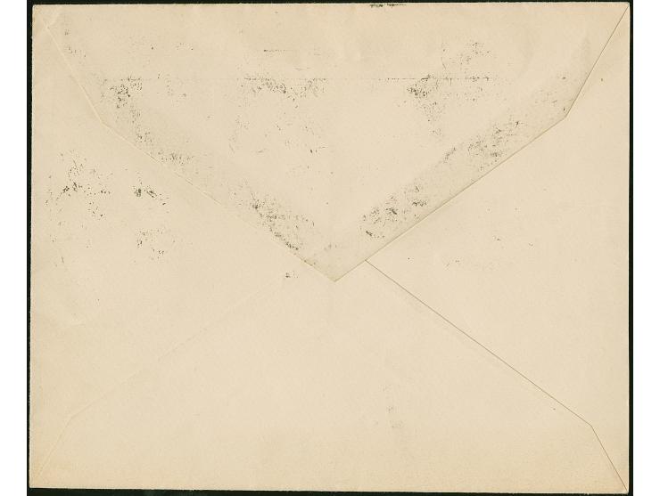 1924, War Orphans 1-5 litas, with additional franking tied by cds. "KLAIPEDA -3.III.24" to local registered cover, minor agin