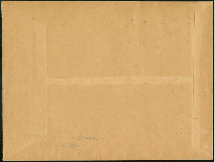 1917/18, 40 Bani auf 30 Pfennig, 10er-Block aus der linken oberen Bogenecke, die mittlere linke Marke mit Aufdruckfehler “Ban