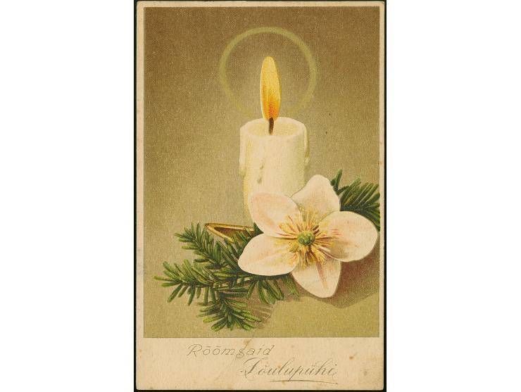 CASH-FRANKINGS: 1941, TUDOLIN, “Rpn 6 tasutud sularahas” handwritten with signature of postal clerk and adjacent cds. “TUDULI