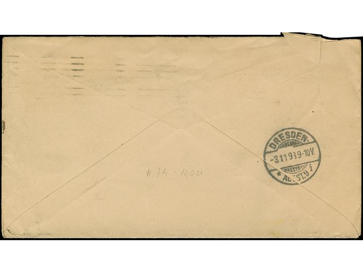 1893, Columbian Exposition 2 c. tied by special machine cancel “WOLD'S FAIR STATION CHICAGO 1893 OCT.23” to underfranking adv