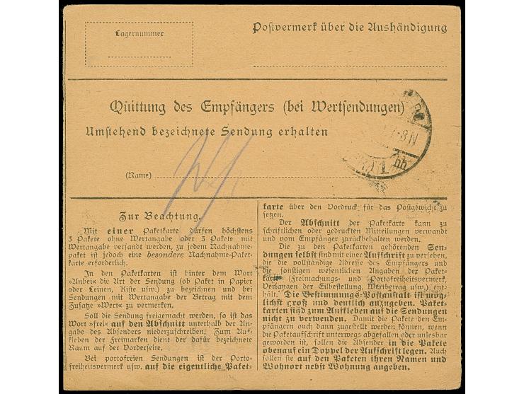 &nbsp;1920, 2. Mailänder Ausgabe 2 Mark, senkrechtes Paar, sauber mit Korkstempel und nebengesetztem Aufgabestempel “MARIENBU