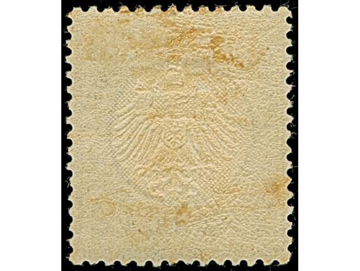 2 Gr. grauultramarin, farbfrisch, sehr gut und erhaben geprägt und gut gezähnt, ungebraucht, in einwandfreier Erhaltung. Ein 