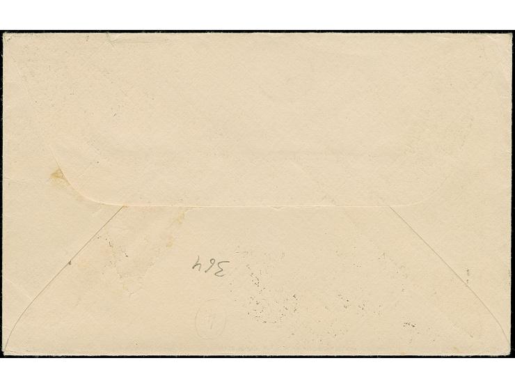 1924, Airmail 20 marka, tied by cds. "TALLINN 24 IV 33" to cover to New York, as airmail stamps were only valid for airmail f