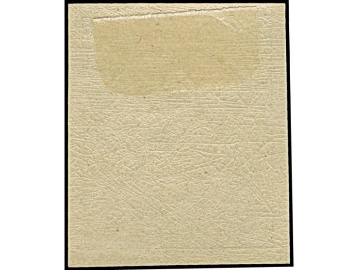 2 P., ungezähnter Probedruck in verausgabter Farbe, breitrandige und gezähnt, ungebraucht. Einwandfrei. Fotoattest Jäschke-L.