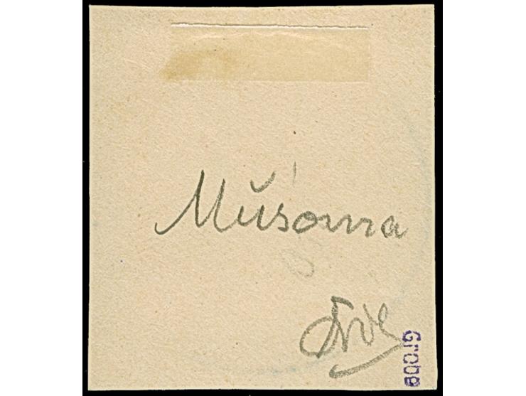 "MUSOMA 11.4 14" voll und sauber auf 7½ H. mit Wz. Einwandfrei. Signiert Grobe und Fotoattest Jäschke-L. BPP (2026)