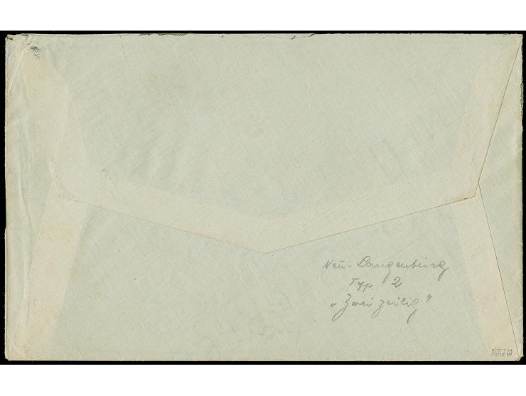 "Neu Langenburg 12.2.13" der zweizeilige Langstempel mit handschriftlich ergänzter Tageszahl, sauber leicht übergehend nebeng