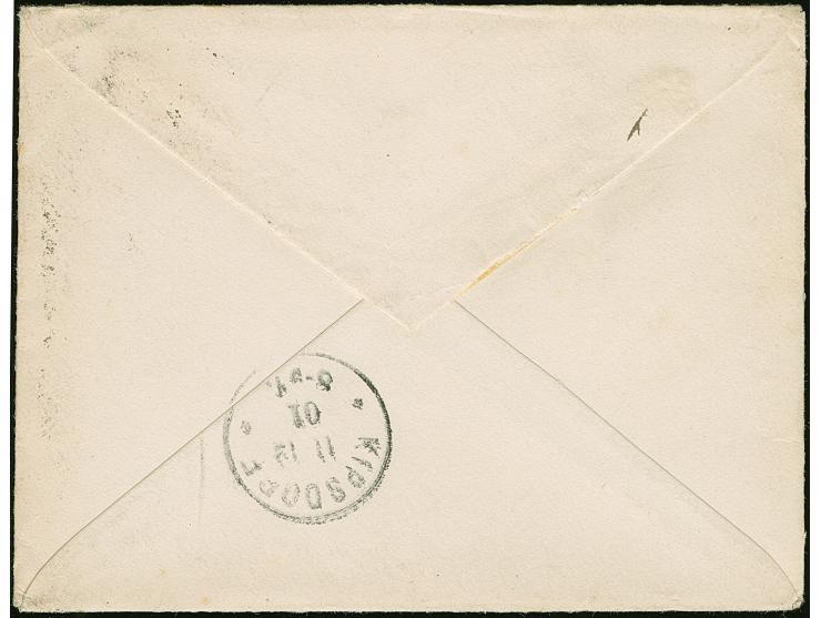 Dr. Carl Peters,Begründer der Kolonie Ostafrika, eigenhändiger Brief mit Unterschrift und zugehörigem Umschlag, 1901 aus Lond