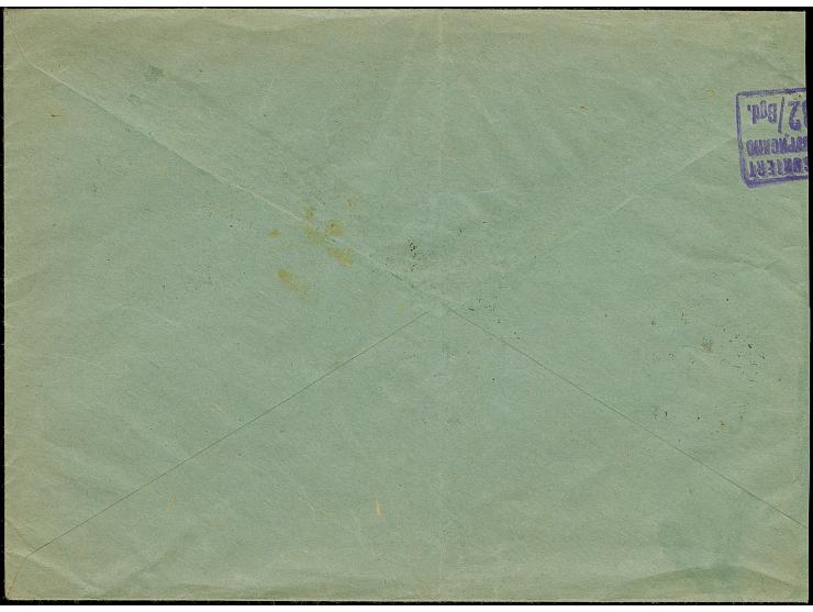 1941, 2 Dinar, waagerechter Oberrand-Dreierstreifen, sauber mit Stempel “BEOGRAD” auf in “VEL. GRADISTE -9.IX.42” unfrankiert