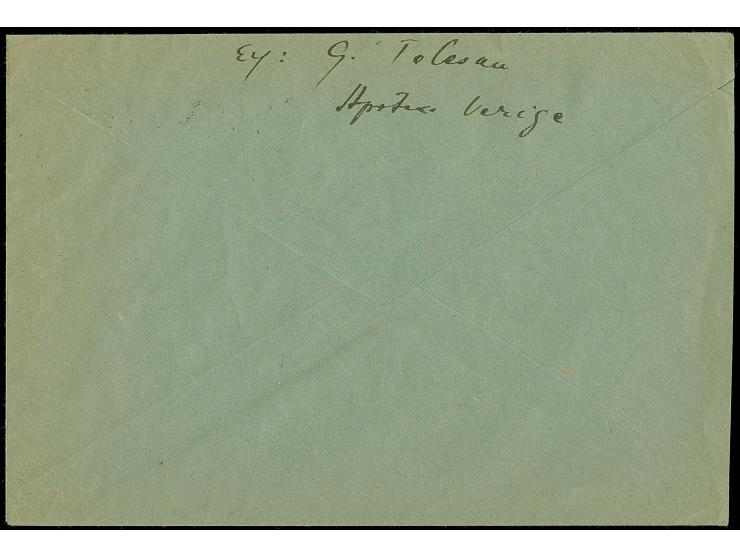 PANTSCHOWA-PROVISORIUM: Handstempelaufdruck “POST PANTSCHOWA” auf Jugoslawien Tuberkulosebekämpfung 1 Dinar, mit Stempel “PAN