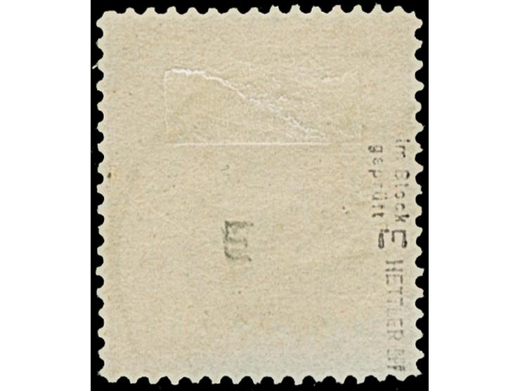 1945, Englischer Druck, 6 Pfg., gez. L14½, farbfrisch und gut gezähnt, sauber gestempelt “HILDEN 9.12.45”, tadellos, sign. He