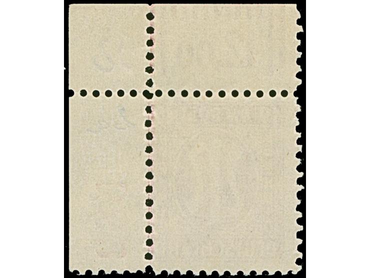 1945, Deutscher Druck, 12 Pfg., gez. 11½:11, rechte obere Bogenecke mit roter, dreistelliger Bogenzählnummer “582”, postfrisc