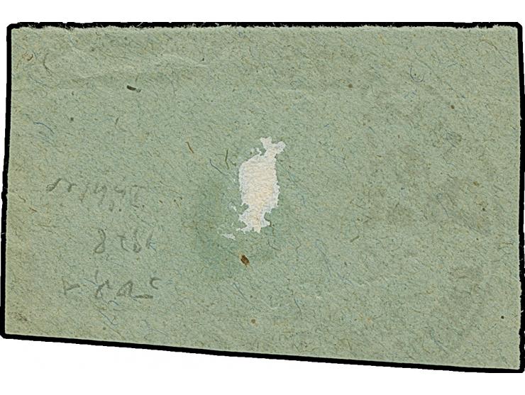 Bodenreform 12 Pfg. mit Doppeldruck, davon einer kopfstehend, allseits breitrandig mit sauber aufgesetztem Werbestempel “ALLS