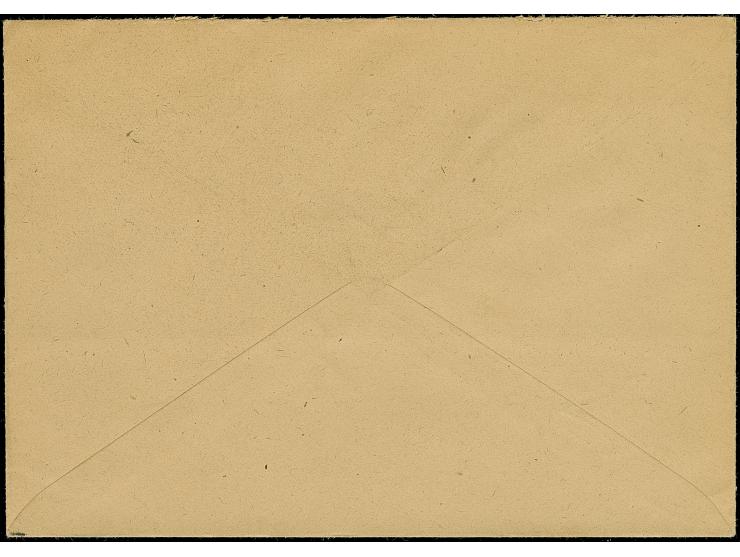 Abschiedsserie, Wz. 'Stufen fallend', 3-12 Pfg., einzeln sauber gestempelt “LEIPZIGC1k 5.8.46”, auf Blanko-Umschlag. Tadellos