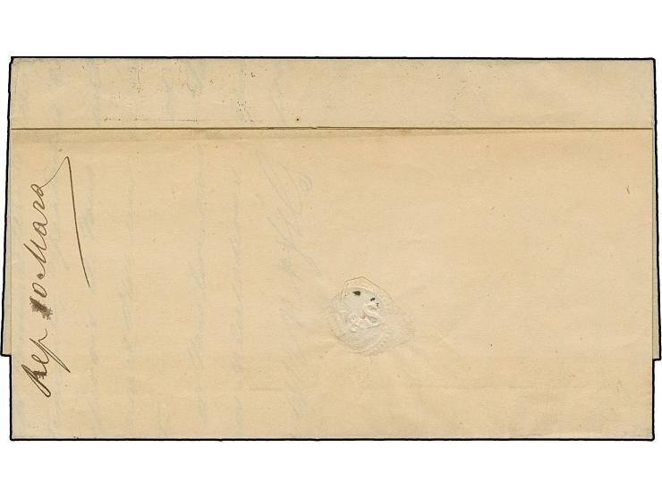 1866/68, 3 k. black/green on vertically laid paper (three singles), together with horizontally laid paper 1 k. black/yellow a