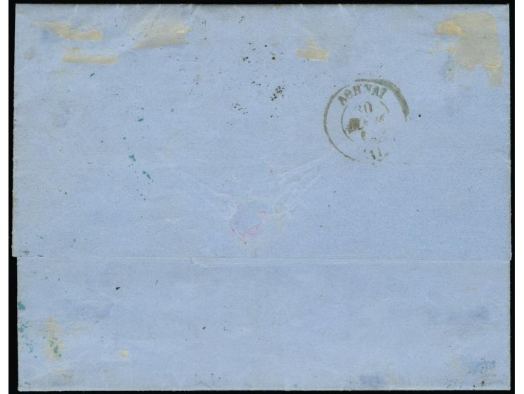 1861, Large Hermes head 2l. brown, two singles 5l. green and singles 40l. lilac on blue and 80 l. carmine on rose, fresh colo