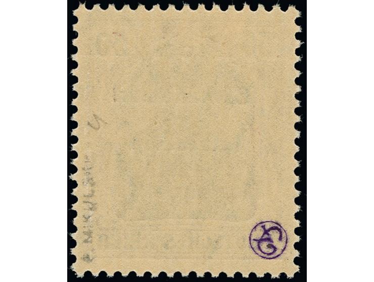 1920, Germania 50 Pfg. auf mittelchromgelben Papier, postfrisch, tadellos, sign. Mikulski und Gallitsch sowie Fotoattest APS 