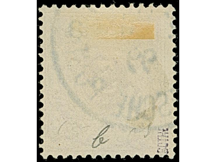 1898, Steiler Aufdruck: 3 Pfg. hellocker, farbfrisch und gut gezähnt, sauber gestempelt, tadellos, sign. Bothe sowie Fotoatte