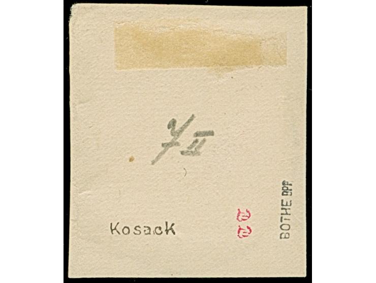 1900, Futschau Provisorium mit steilem Aufdruck 5 pf. auf 10 Pfg., sauber mit klarem EKr. “FUTSCHAU 5/4 01” auf Briefstück, t