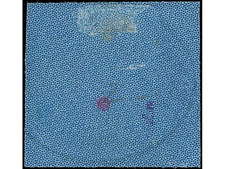 1898/1901, China Steiler Aufdruck 20 Pfg. violetultramarin, farbfrisch und gut gezähnt, sauber mit Bahnpoststempel “TSINGTAU-